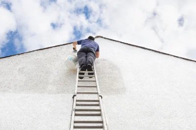 Peinture extérieure à Malleret-Boussac — façades et ravalement